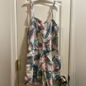 Abercrombie Kids Multicolor Smocked Romper NWT